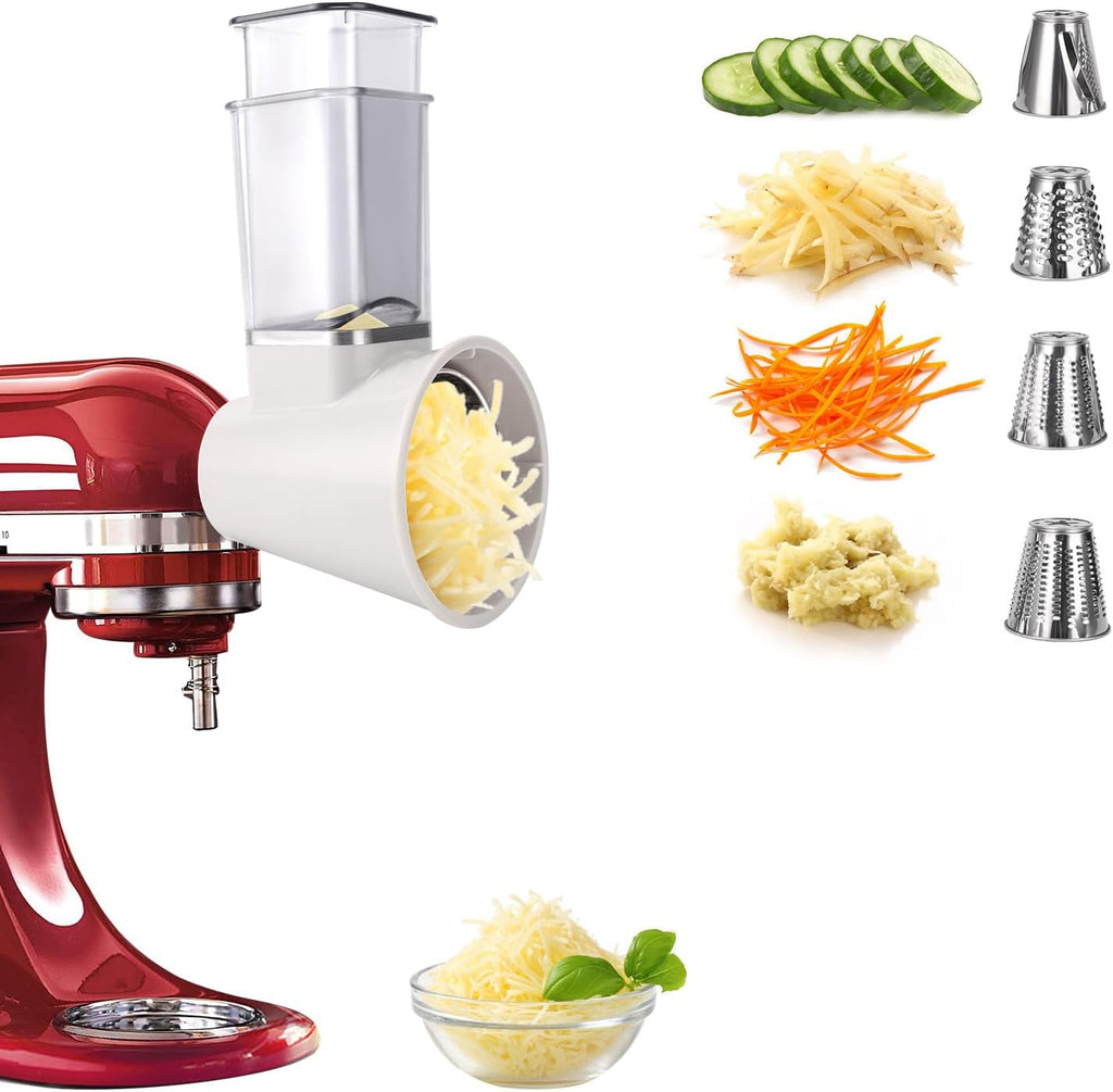 4 Blades Cheese Grater Vegetable Cutter for Kitchenaid Stand Mixer K608