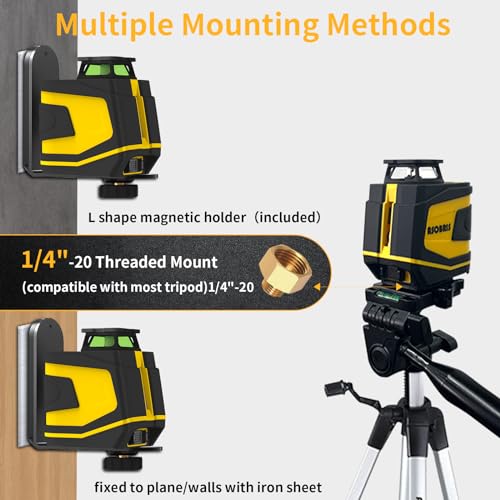 Green Cross Line Self-Leveling Laser with Tripod Q962790