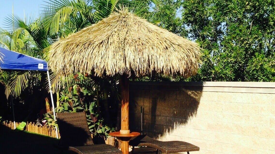 9 ft Mexican Thatch Umbrella Cover J899