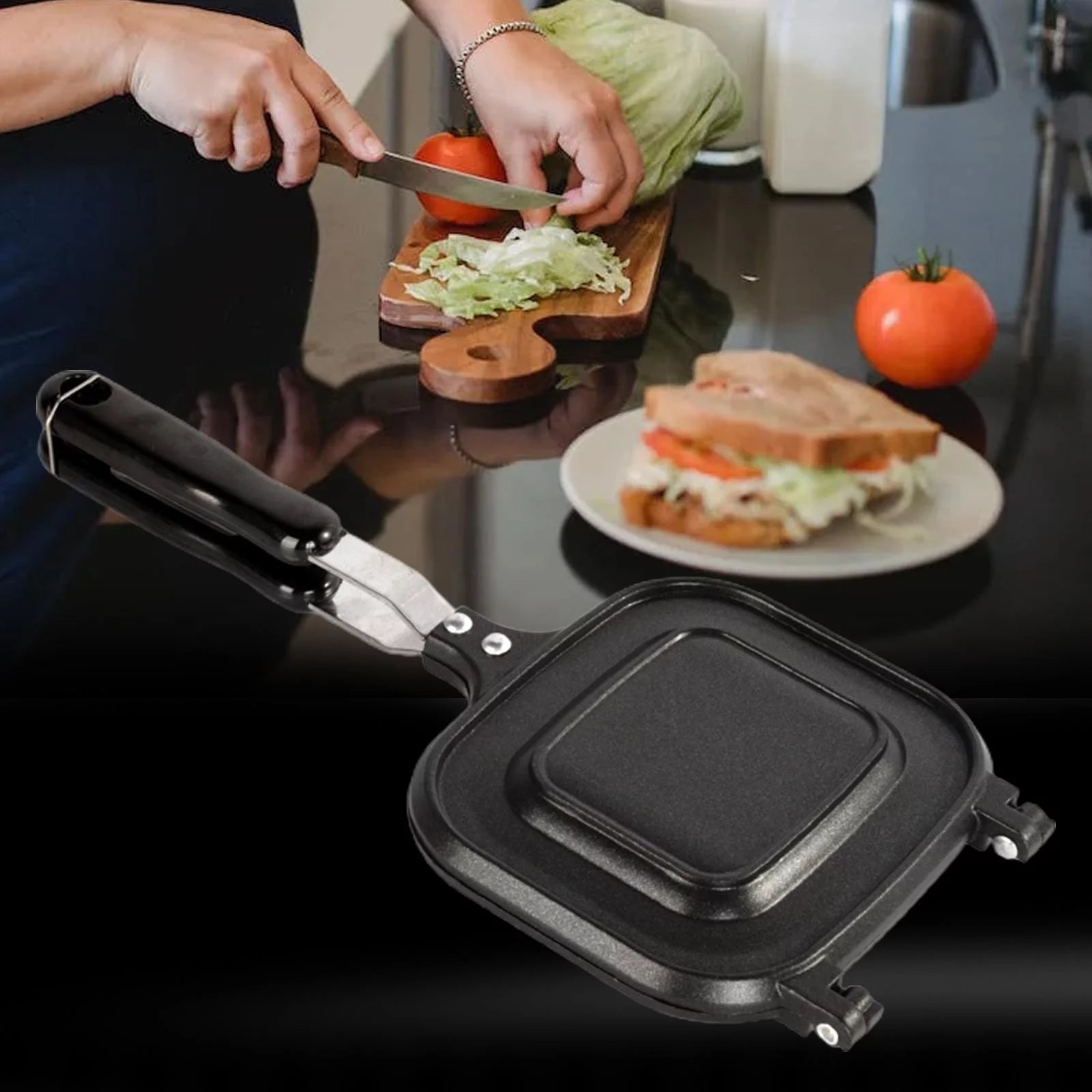 Double Sided Non Stick Breakfast Press E168748