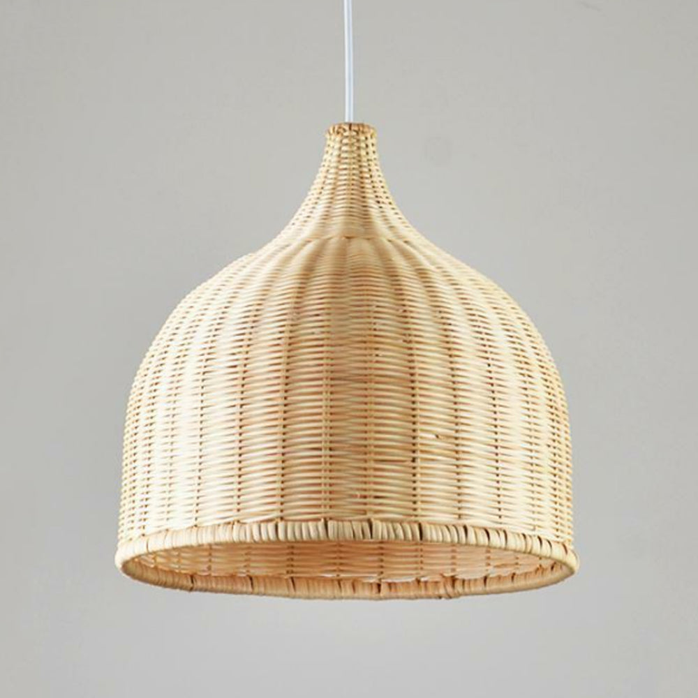 Bamboo Rattan Hanging Lamp Shade 17.72" Z60187