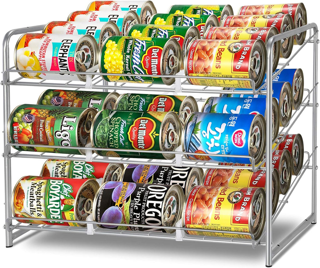 2 Pack Stackable Can Storage Dispenser, Chrome G23112