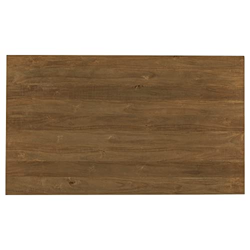 Wood Kitchen Dining Table Set for 6 Persons with Bench and Chairs, Natural Cherry Y863052