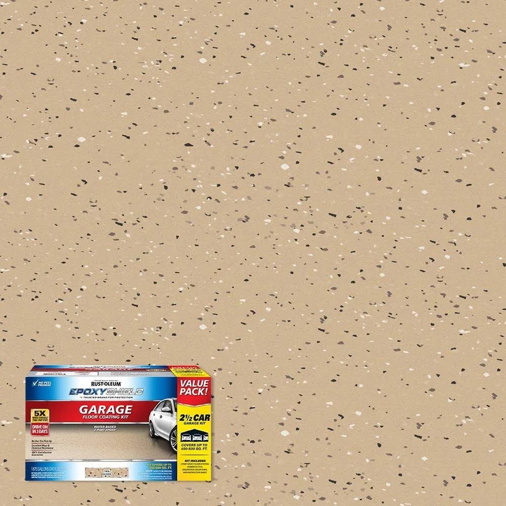 240 oz. Tan High-Gloss Garage Floor Kit S8858