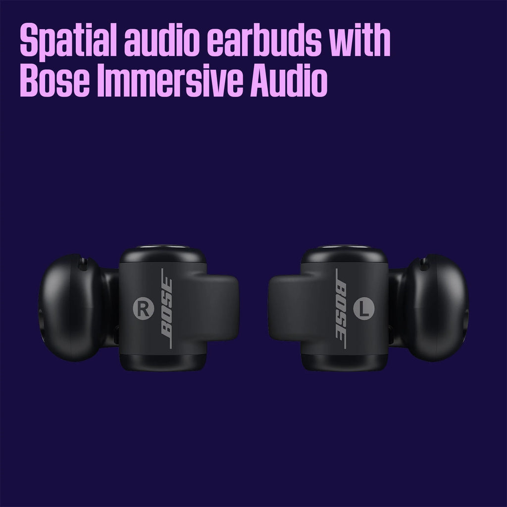 Open Ear Bluetooth Wireless Earbuds with Charging Case Black H2424