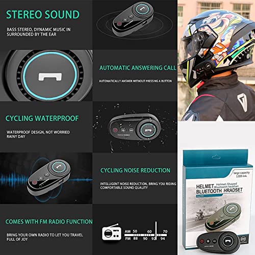 Modular Flip Up Full Face Motorcycle Helmet with Bluetooth Headset Dual Visors DOT ECE Approved T110373