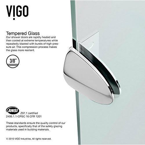Frameless Clear Shower Enclosure B9261