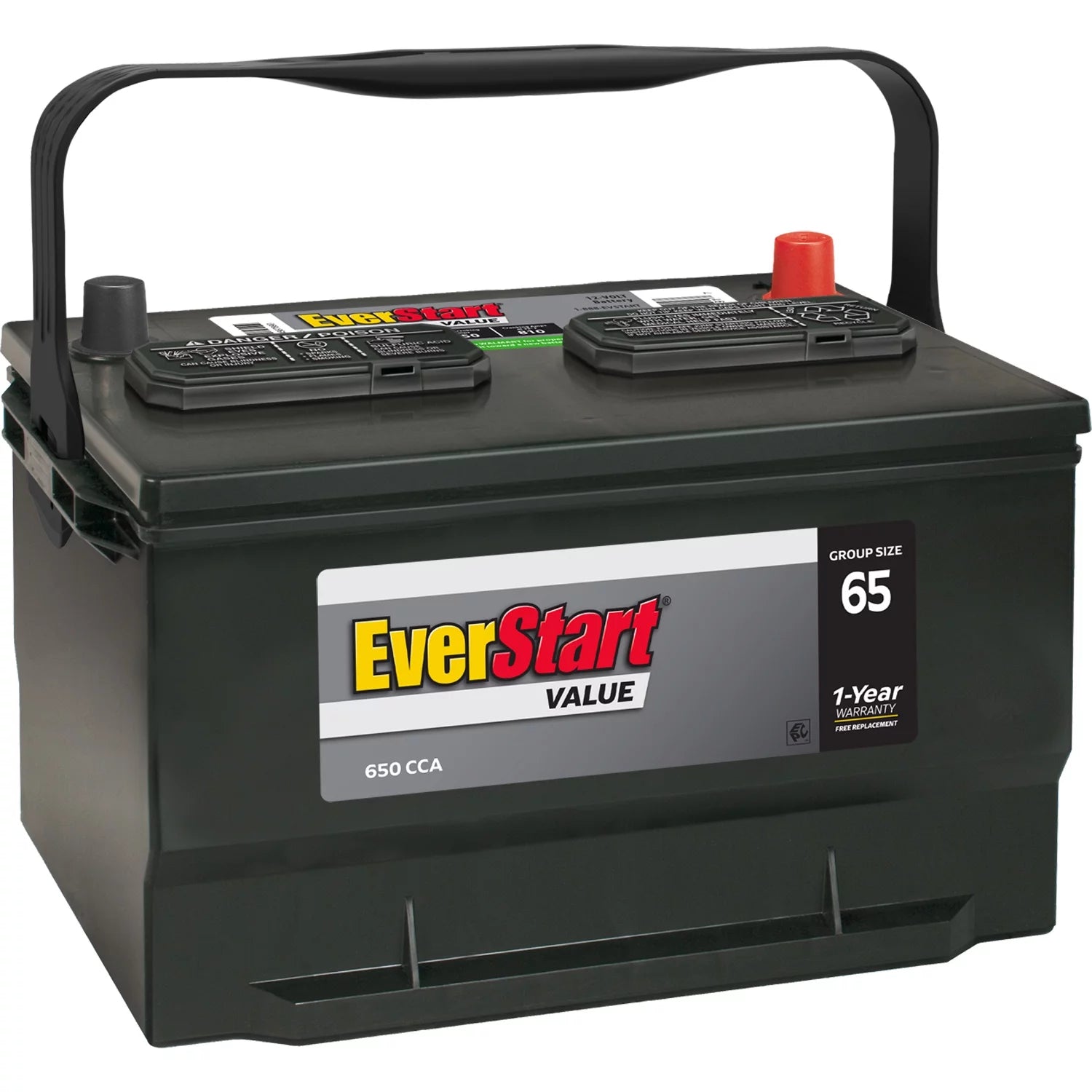 Group Size 65 12 Volts 650 CCA Lead Acid Automotive Battery I8812