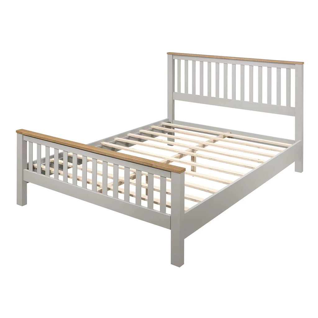 Gray Queen Bed Frame with Headboard Z337728