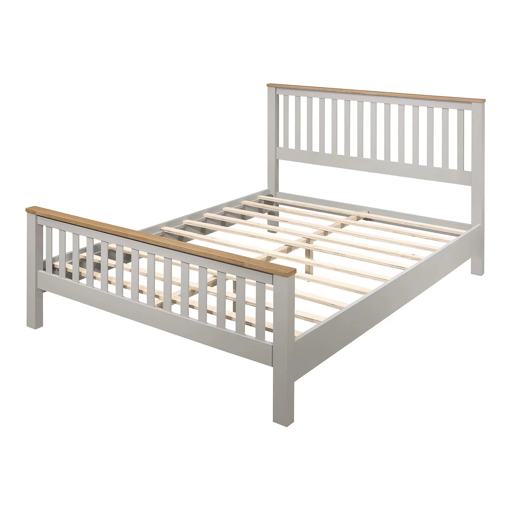 Gray Queen Bed Frame with Headboard Z337728