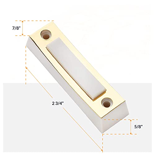 White Wired Door Bell Chime Kit with Transformer & Push Button F184562