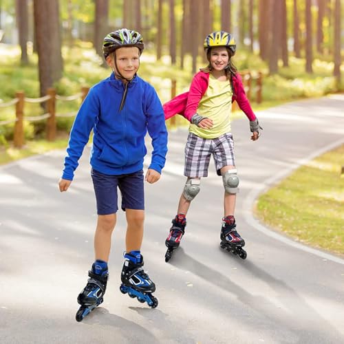 Adjustable Inline Skates with Light up Wheels X771430