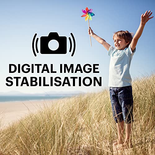 16MP Digital Camera with 4X Optical Zoom 27mm Wide Angle and 2.7" LCD Screen (Black) K129