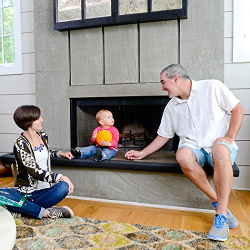 Ivory Metal Backed Hearth Guard T74456