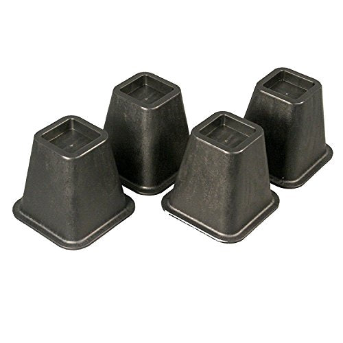 Set of 4 Black 6 Inch Furniture Risers T914964