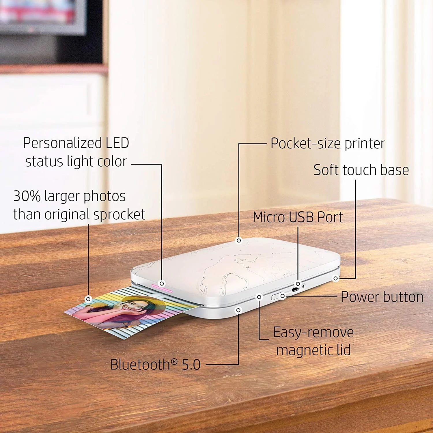 Portable Instant Photo Printer Q514595