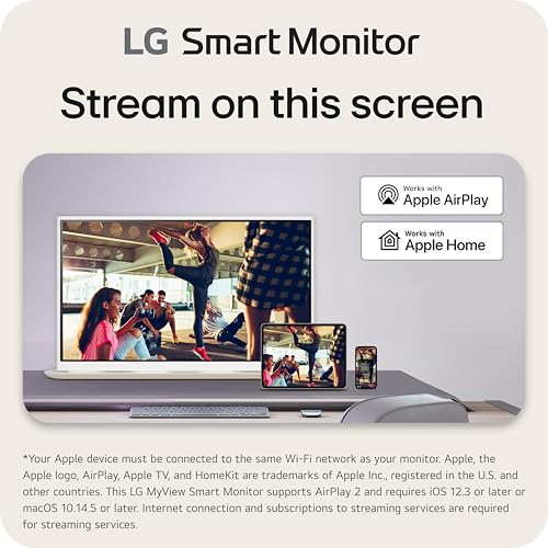 32-Inch 4K UHD Smart Monitor with IPS Display White Q37782