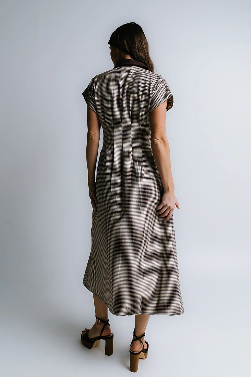 Houndstooth Maxi Dress R56735