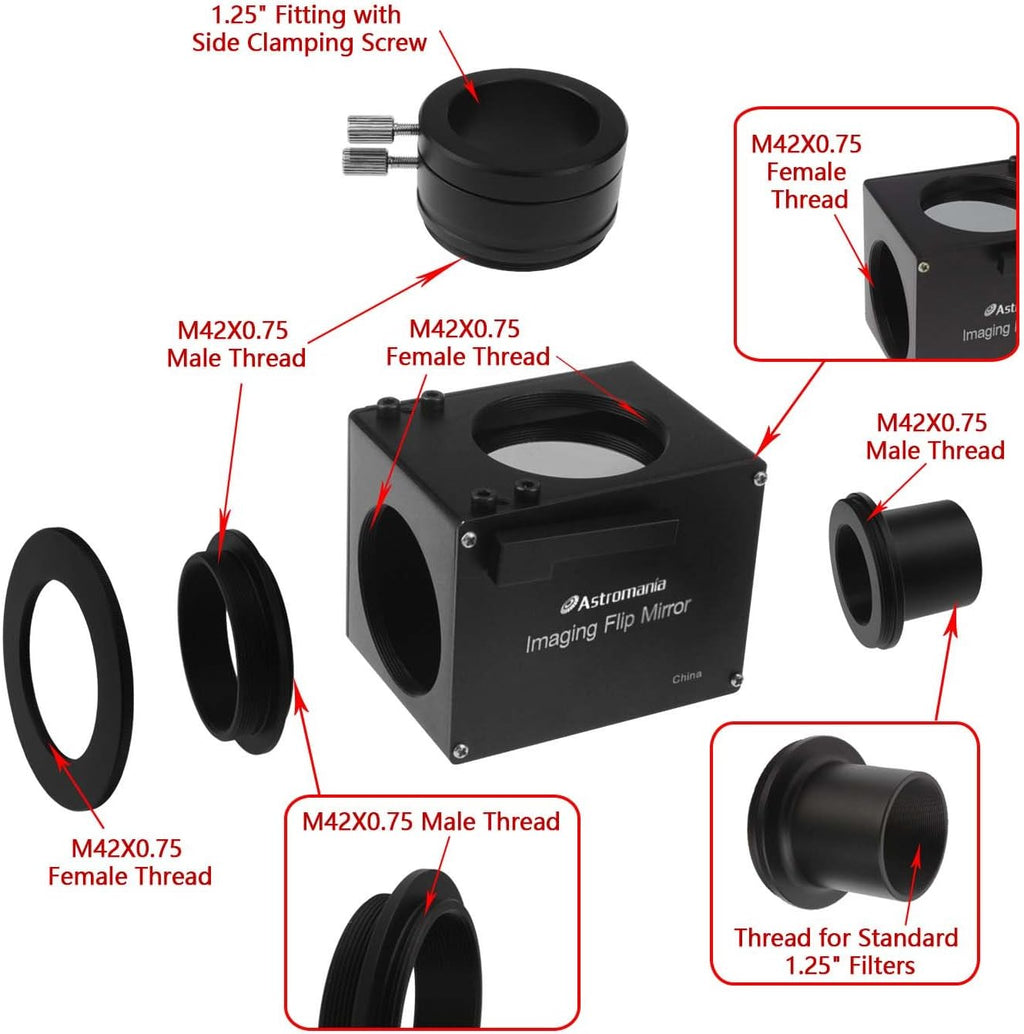 1.25" Astrophotography Flip Mirror U3595