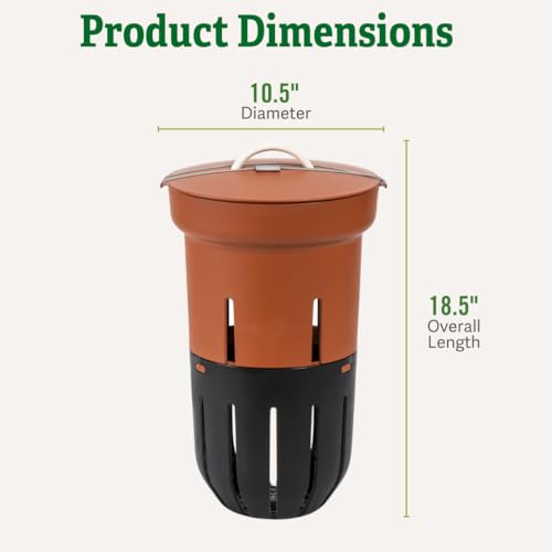 10.5" Diameter x 18.5" Tall Composter B939