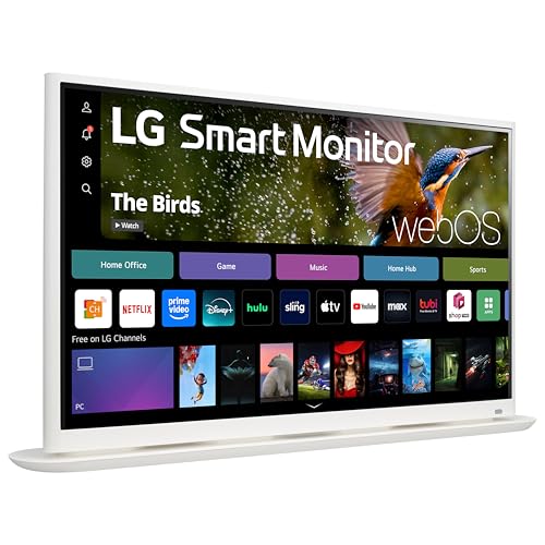 32-Inch 4K UHD Smart Monitor with IPS Display White Q37782