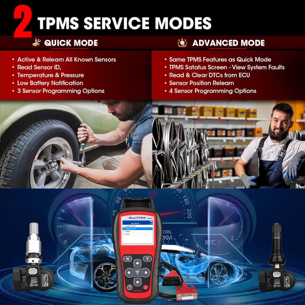 4 pcs Duel Frequency Rubber MX Sensor TPMS Diagnostic Tool B681850