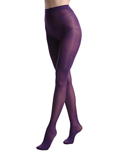 80 Denier Microfibre Semi Opaque High Waist Footed Pantyhose H5410