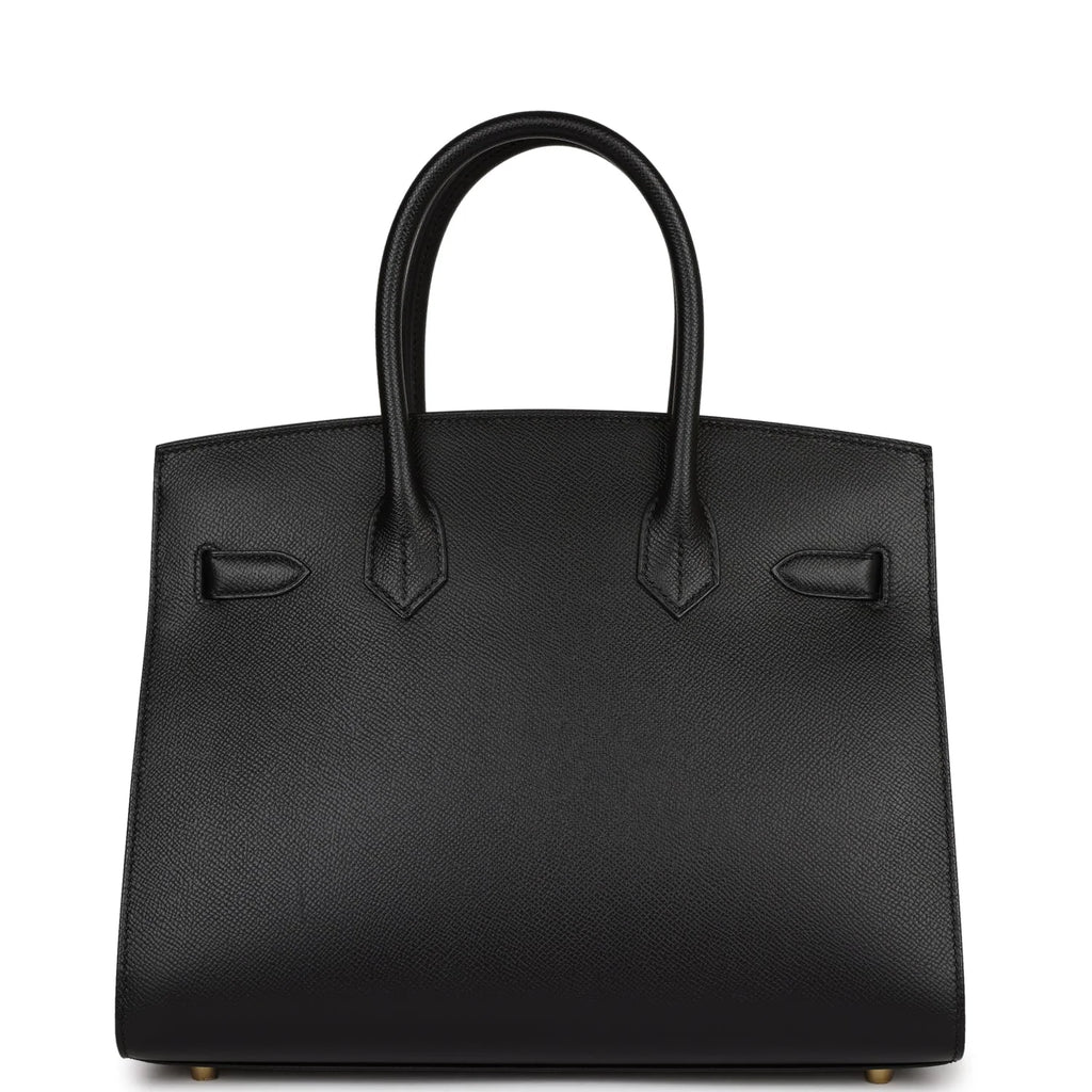 Black Epsom Leather Birkin 30 T46003