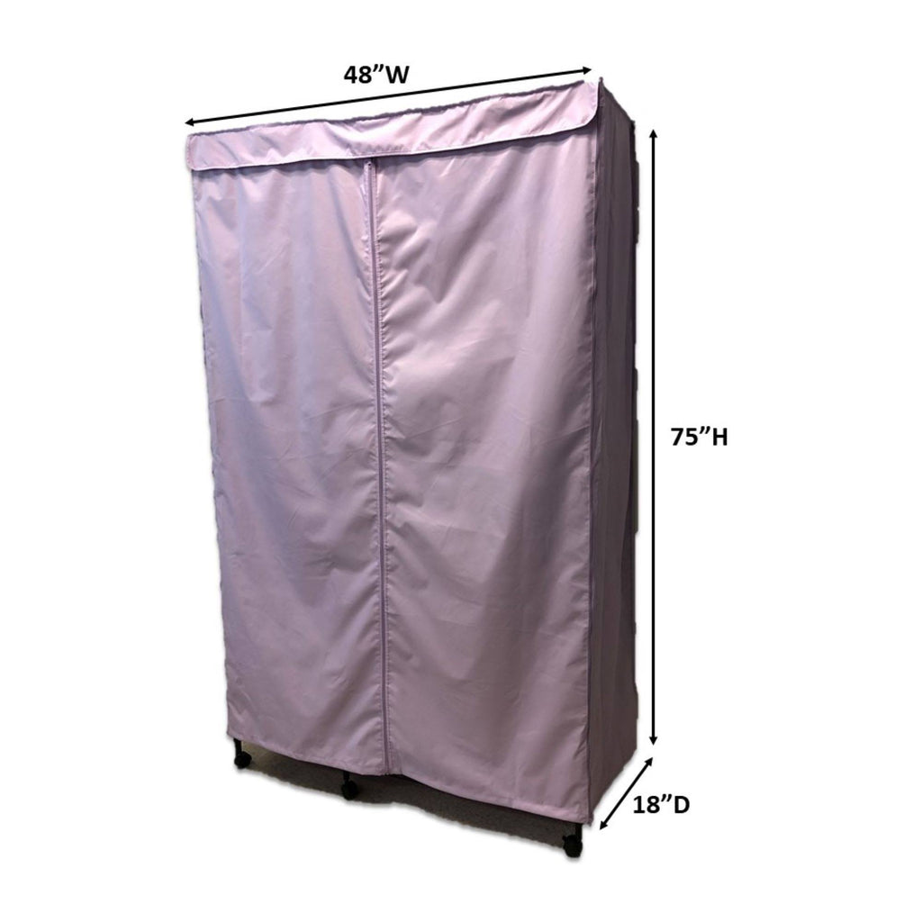 Portable Garment Rack Closet Fabric Cover X6847