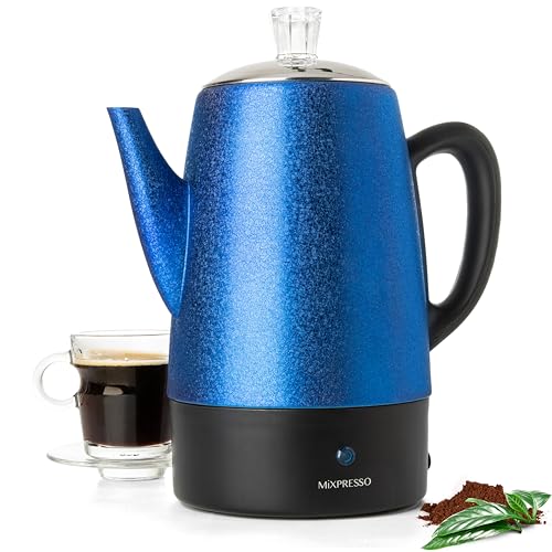 Stainless Steel 10 Cup Electric Coffee Percolator Q633