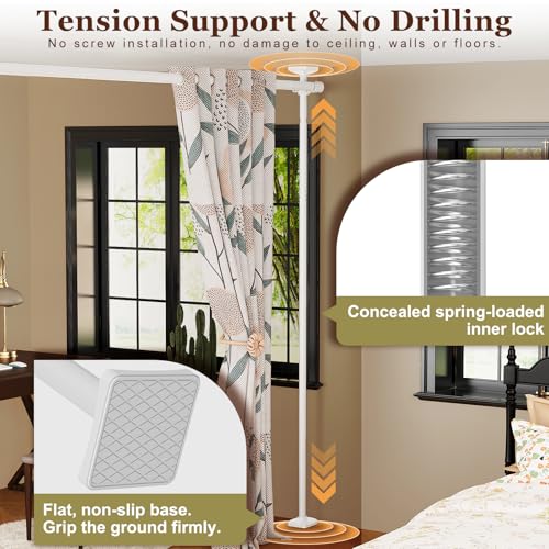 Black Adjustable Room Divider N477