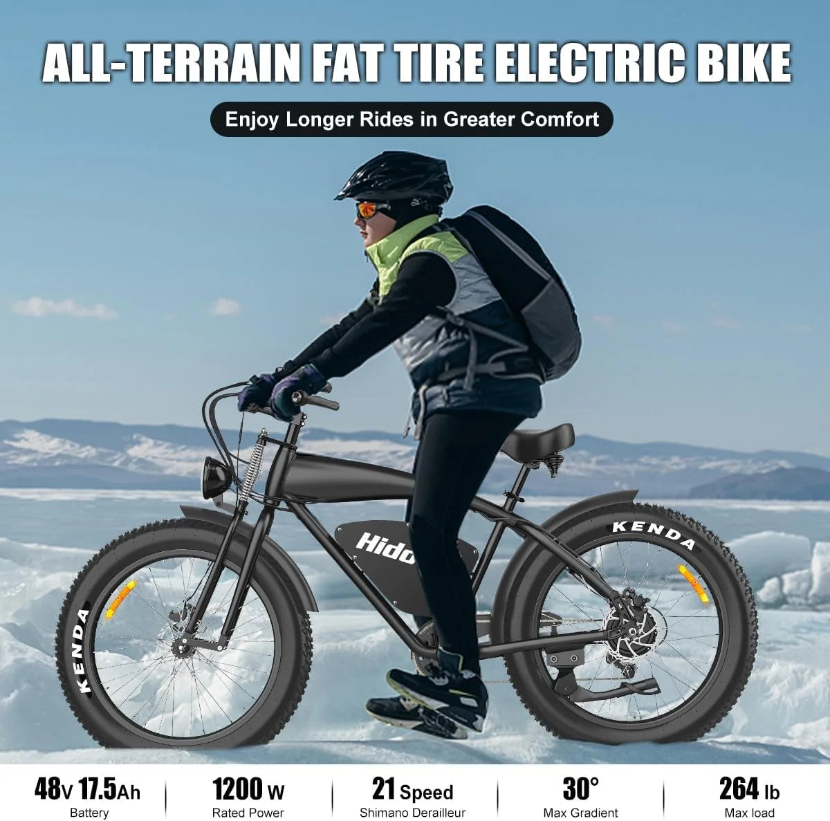 26" Fat Tire Electric Mountain Bike Set of 2 K15940