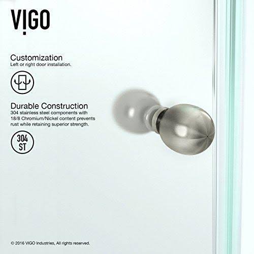 Frameless Clear Shower Enclosure B9261