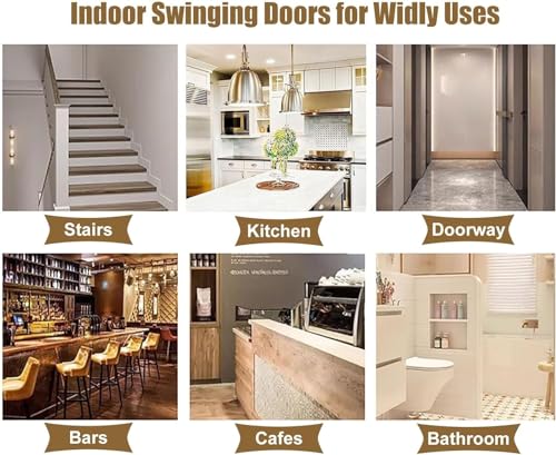 Solid Wood Cafe Swinging Doors Unpainted M4671