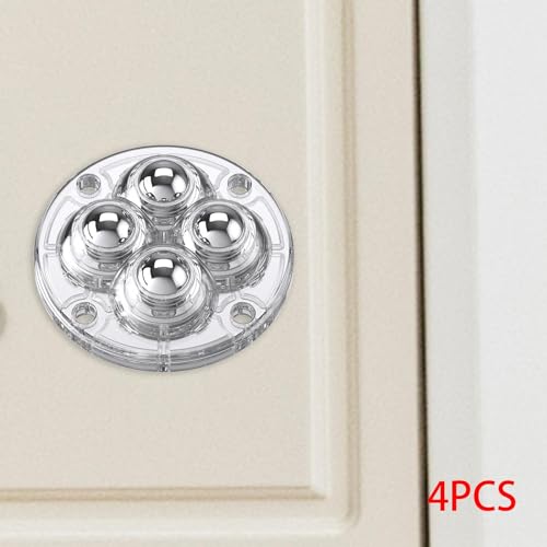4-Pack Black Rotating Caster Wheels T983
