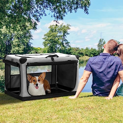 26 Inch Indoor Dog Crate with Fabric Cover I5750