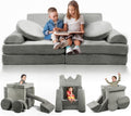 15 Pieces Buildable Plush Play Couch Panels with Ball Pit Square C7168