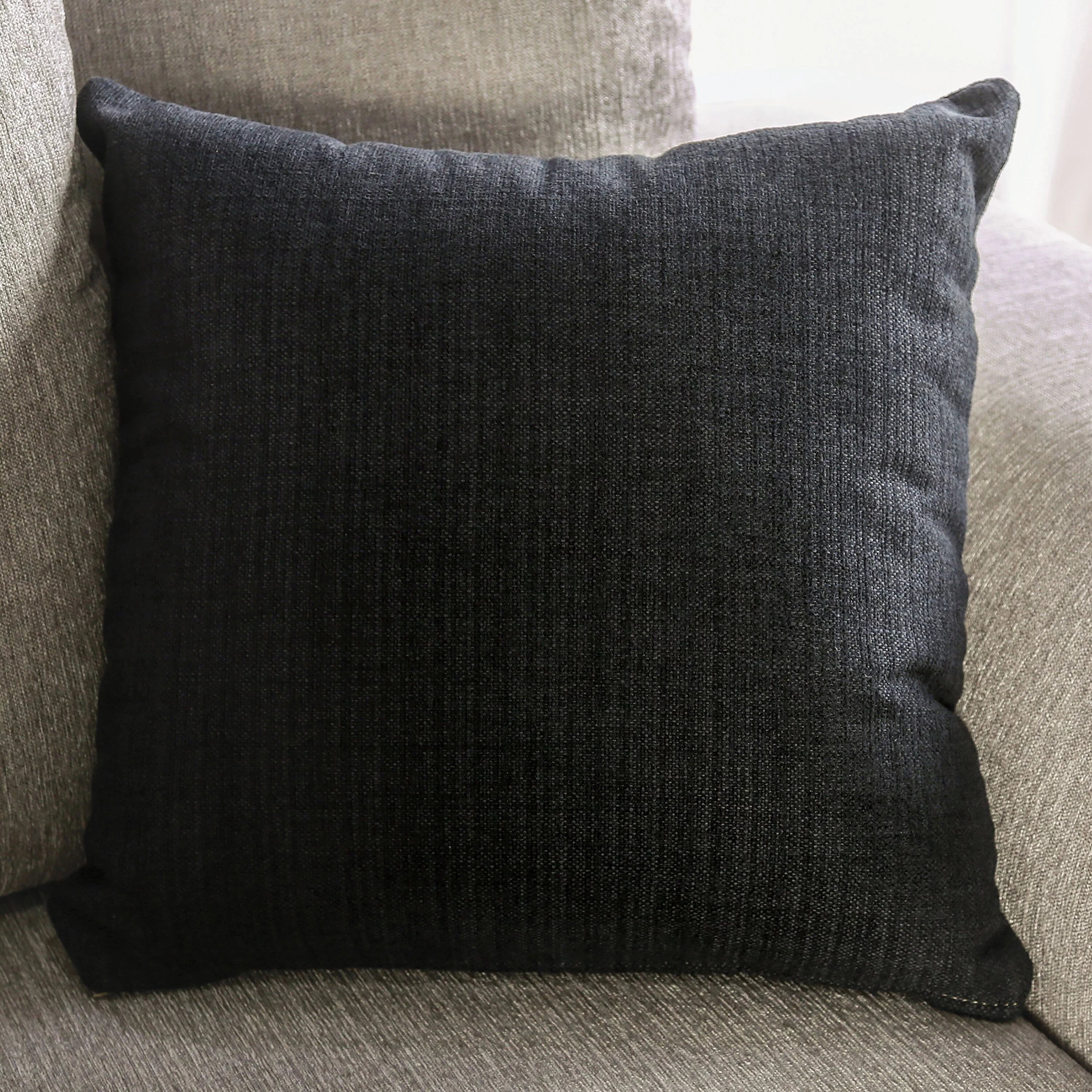 Light Taupe Fabric Upholstered Sofa E5890