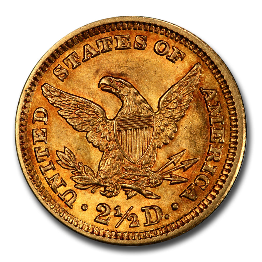 $2.50 Liberty Gold Quarter Eagle MS-63 V940