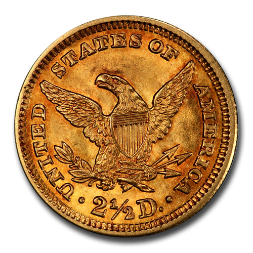 $2.50 Liberty Gold Quarter Eagle MS-63 V940