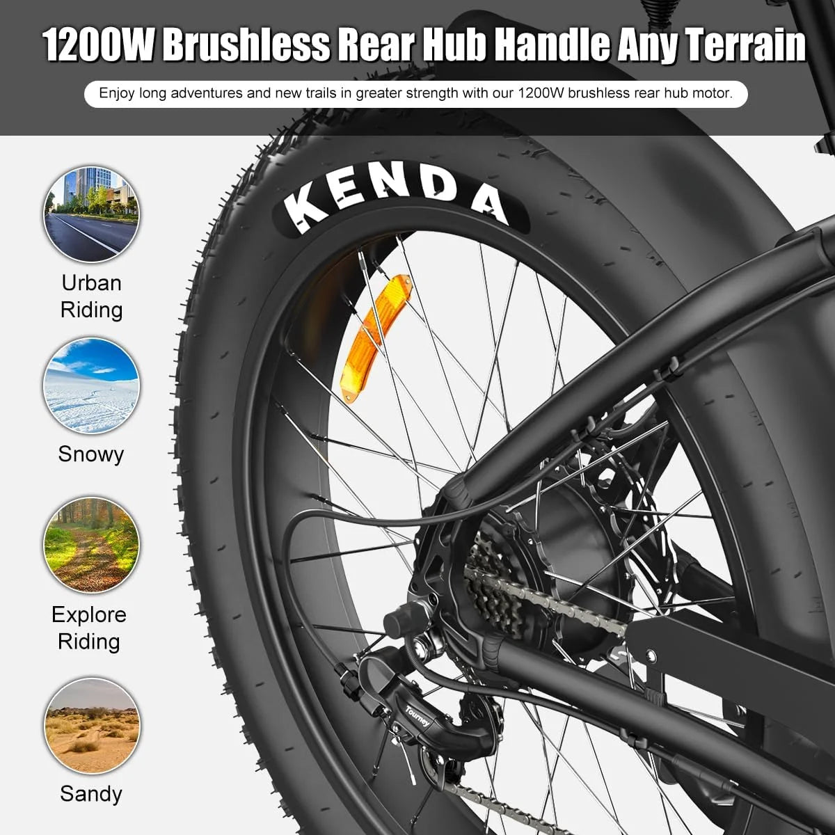 26" Fat Tire Electric Mountain Bike Set of 2 K15940