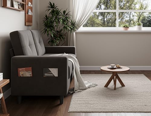 Brown 53" 2 Seater Loveseat Sofa Z822935