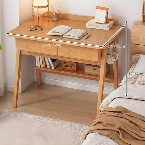 Walnut Computer Desk 23.5" L x 19.5" W x 32" H K3319