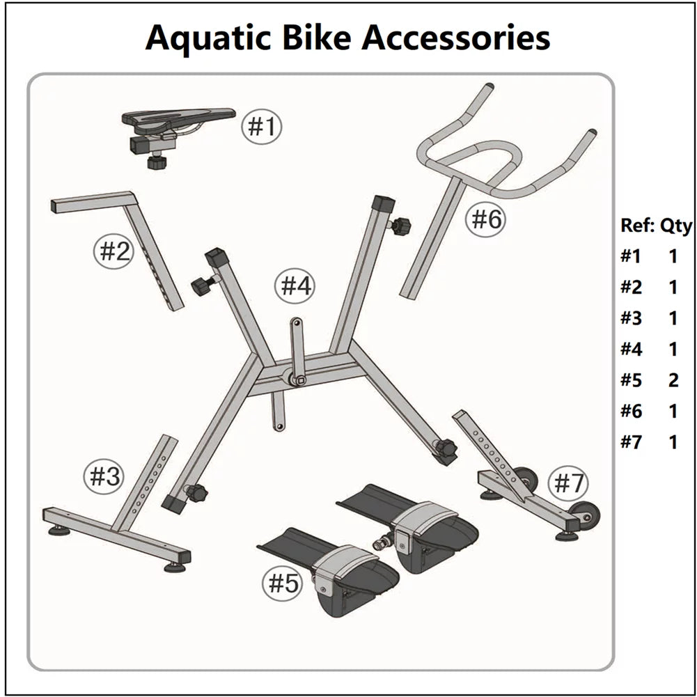 316L Stainless Steel Aquatic Bike V60703