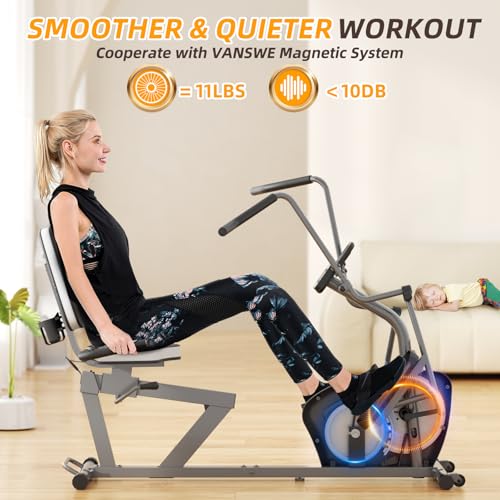 Recumbent Exercise Bike with Arm Exerciser K7819
