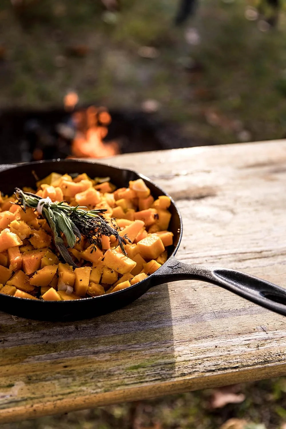 Black Enameled Cast Iron Skillet W948