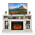 Grey Electric Fireplace TV Stand E298