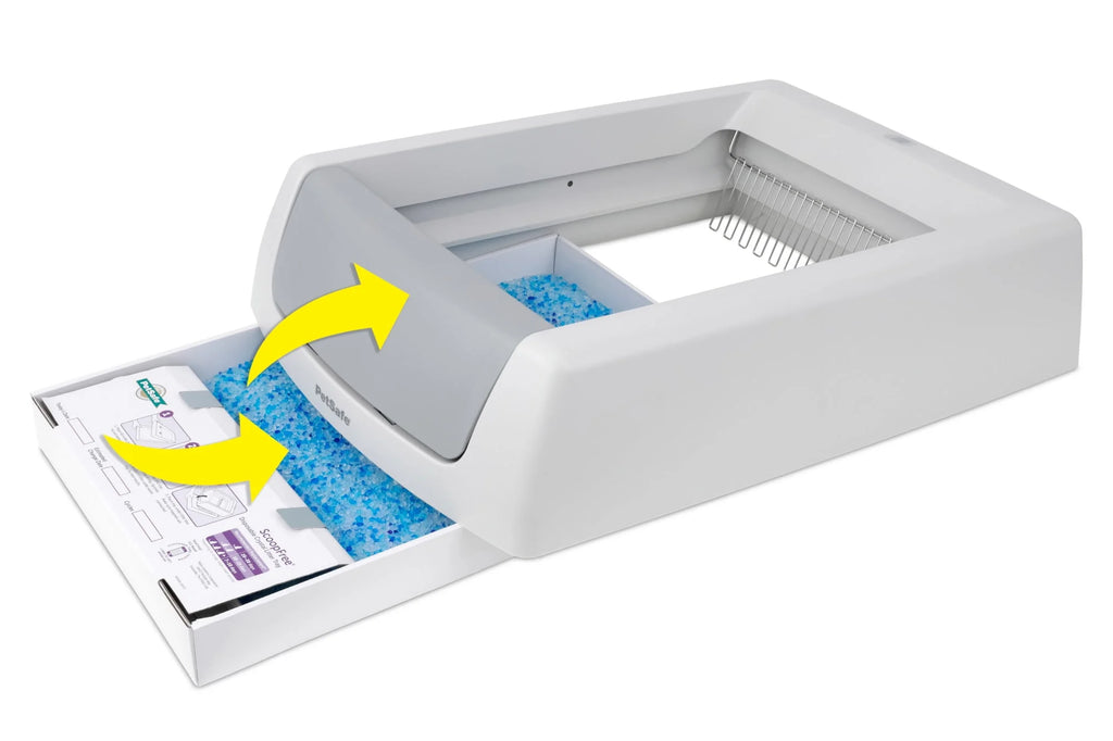Gray Self-Cleaning Cat Litter Box F9322
