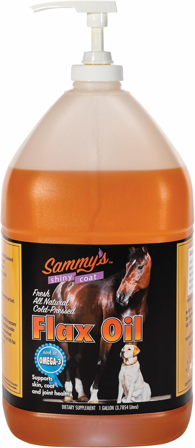 Pure Flaxseed Oil for Horses, 1 Gallon V508841