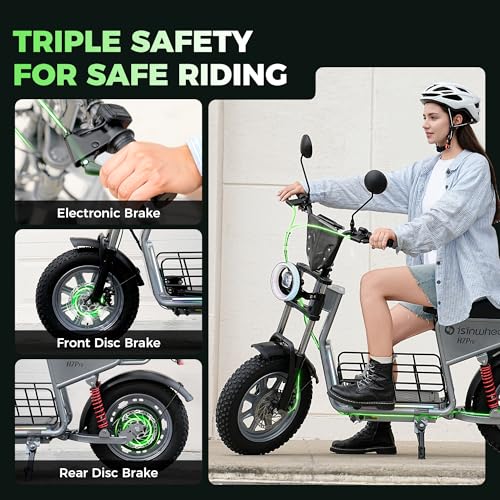 21/38 MPH 1200W Electric Scooter with Seat R479688
